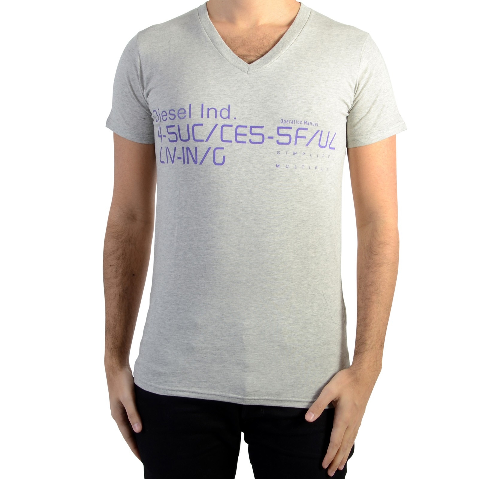 Tee Shirt Diesel Bagh 912 Gris