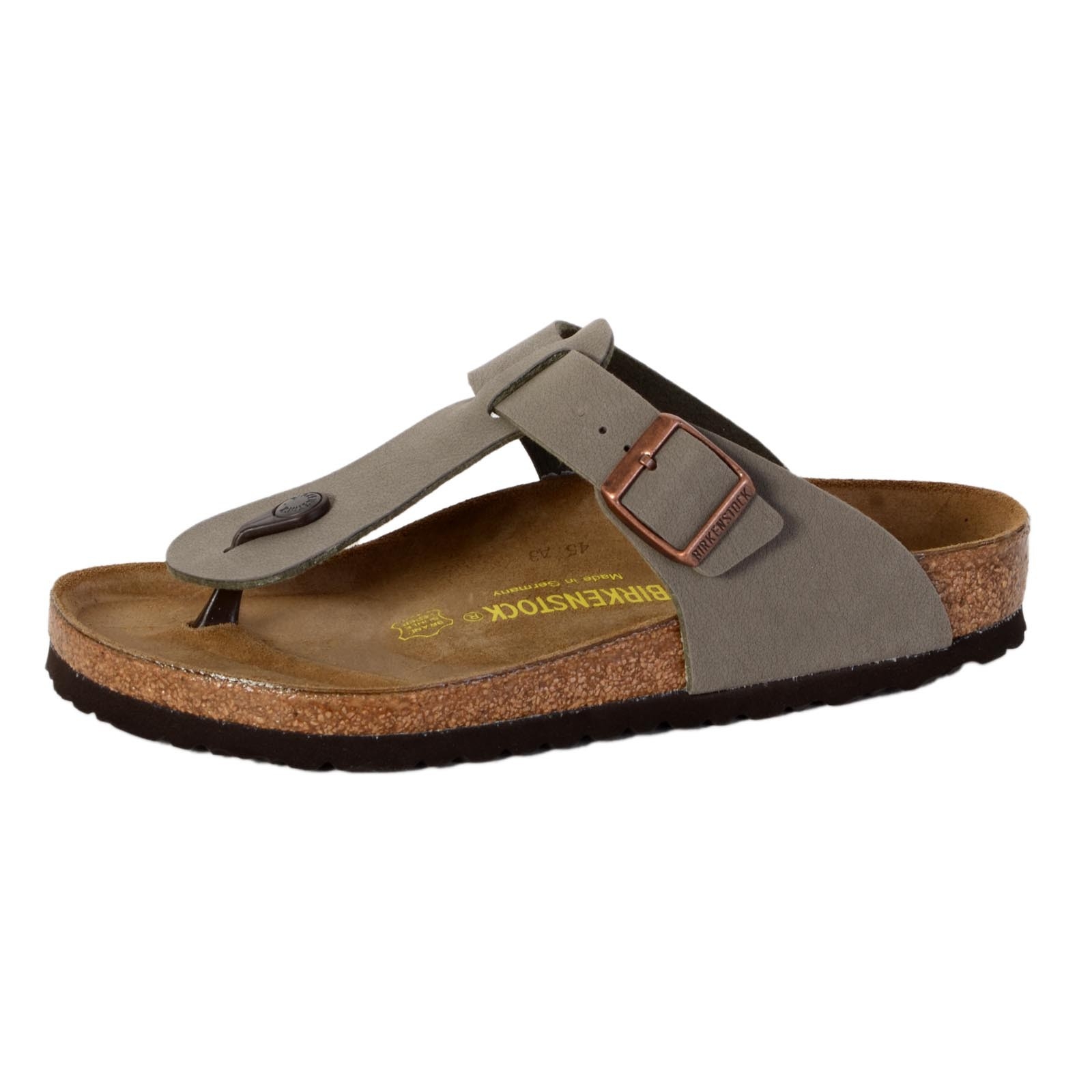 Flip Flops Birkenstock Medina Birko-Flor Nubuck Stone 046081