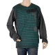 T-Shirt Enfant Diesel Manches Longues Tirer K900 Noir / Vert