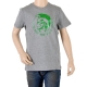 T-Shirt Enfant Diesel Manches Courtes Tafyak K937C Gris / Vert