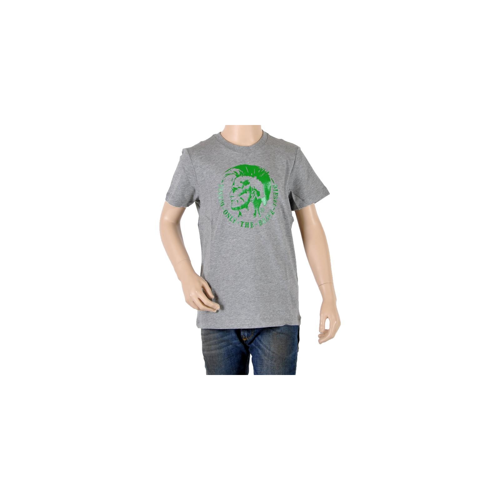 T-Shirt Enfant Diesel Manches Courtes Tafyak K937C Gris / Vert