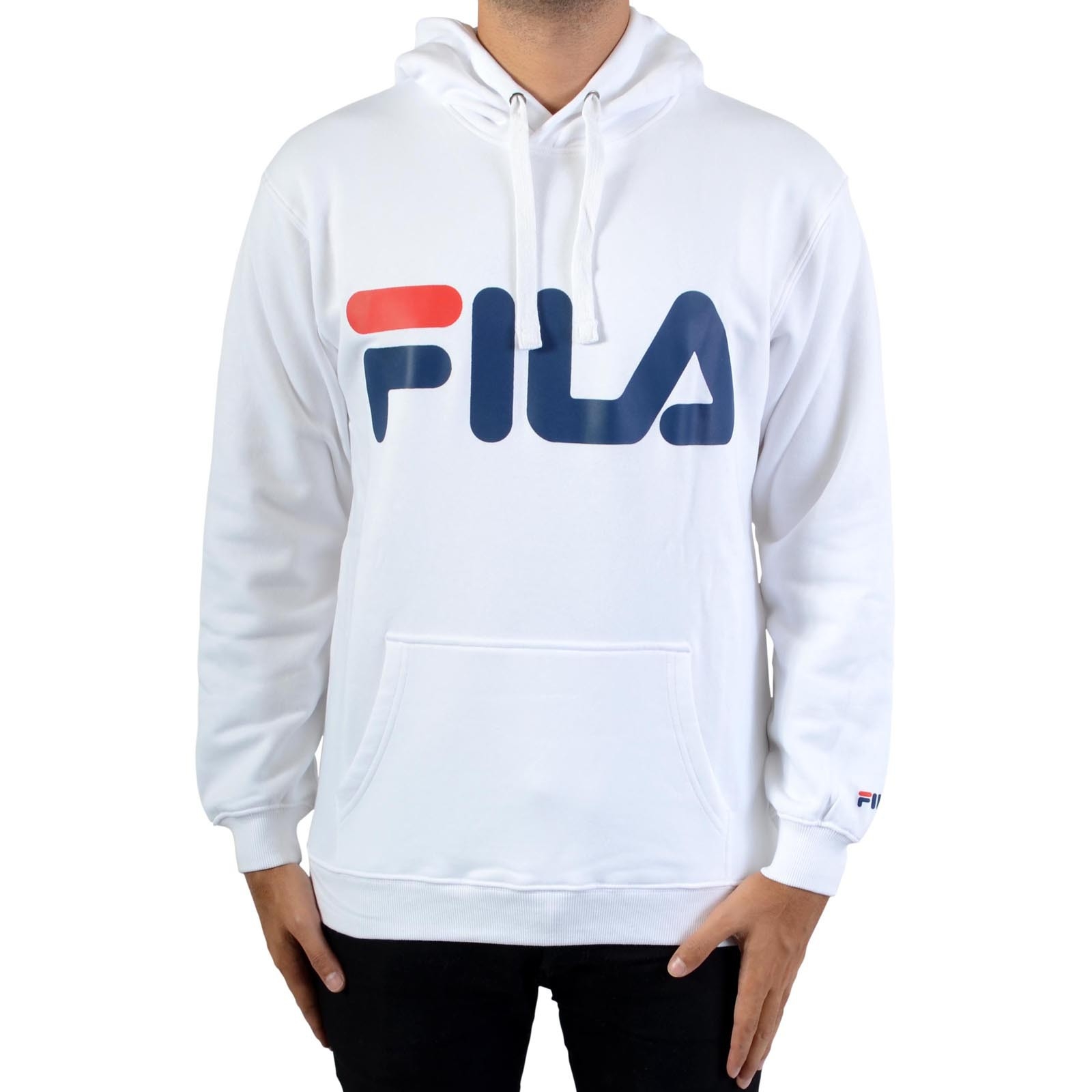 Sweat Fila Classic Logo Hoody 681462 Bright White M67
