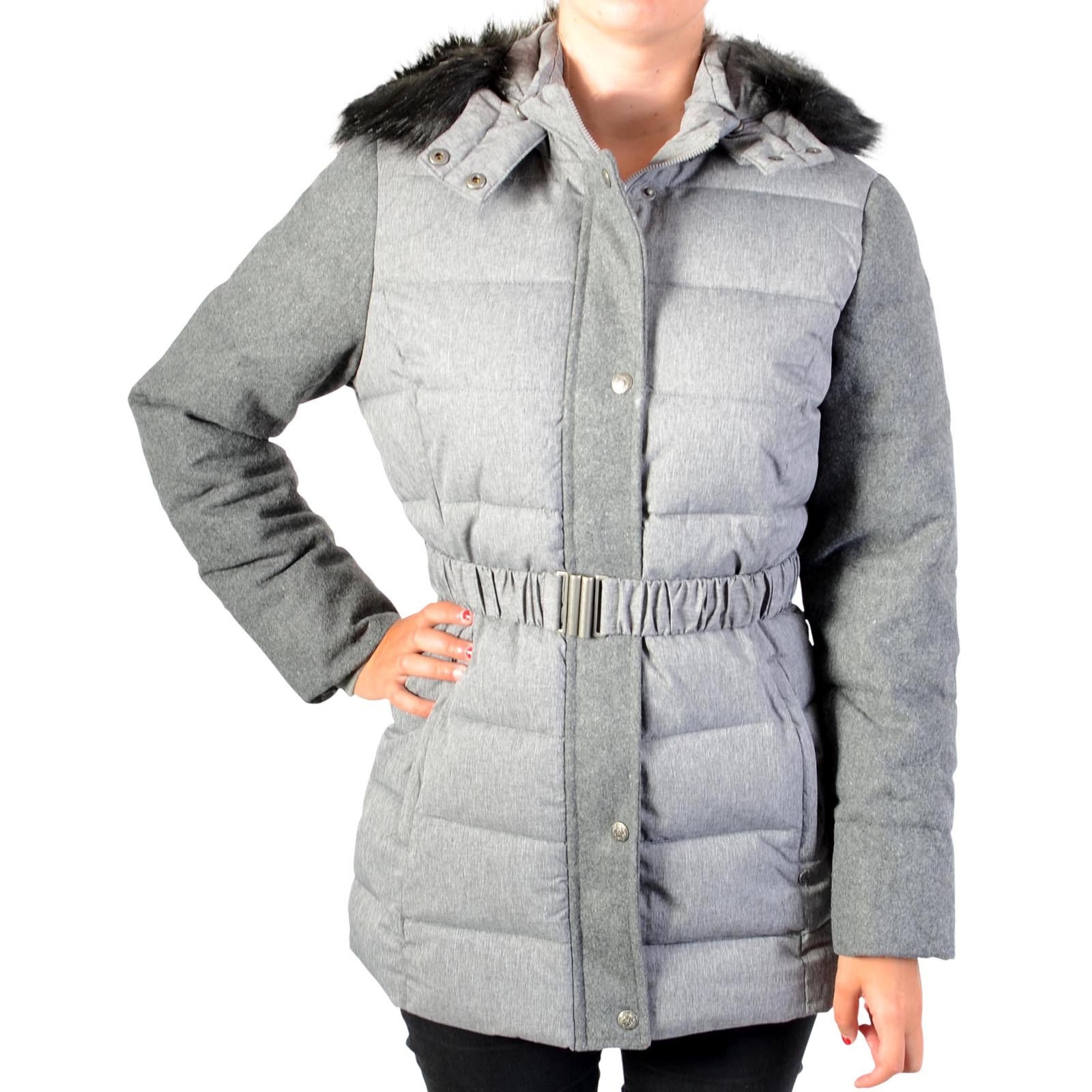 Down Jacket Kaporal Begin Dark Grey Melanged