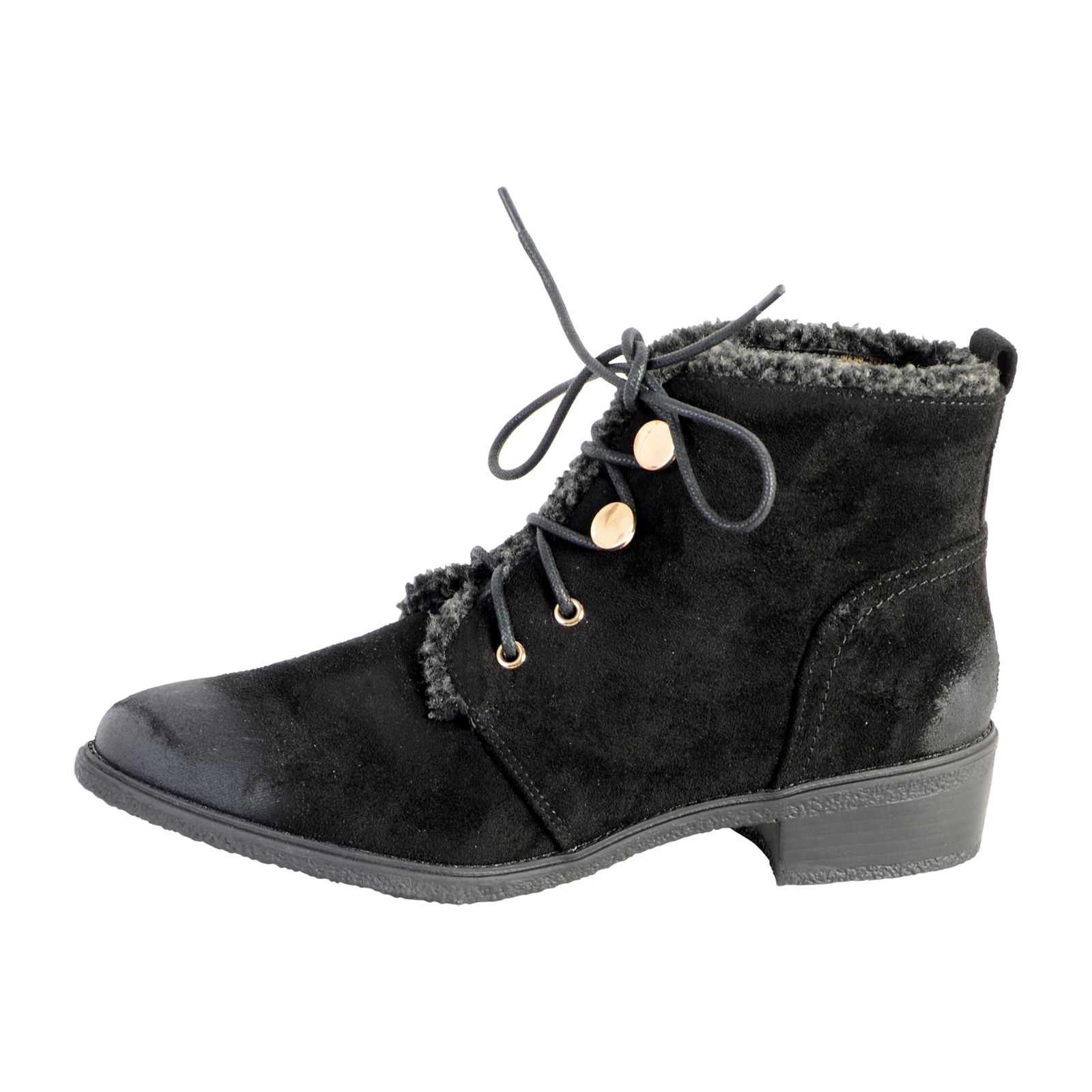 Boots Lace up The Divine Factory WT1721-L07 Black