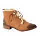 Bottine Lacet The Divine Factory WT1721-L07 Tan