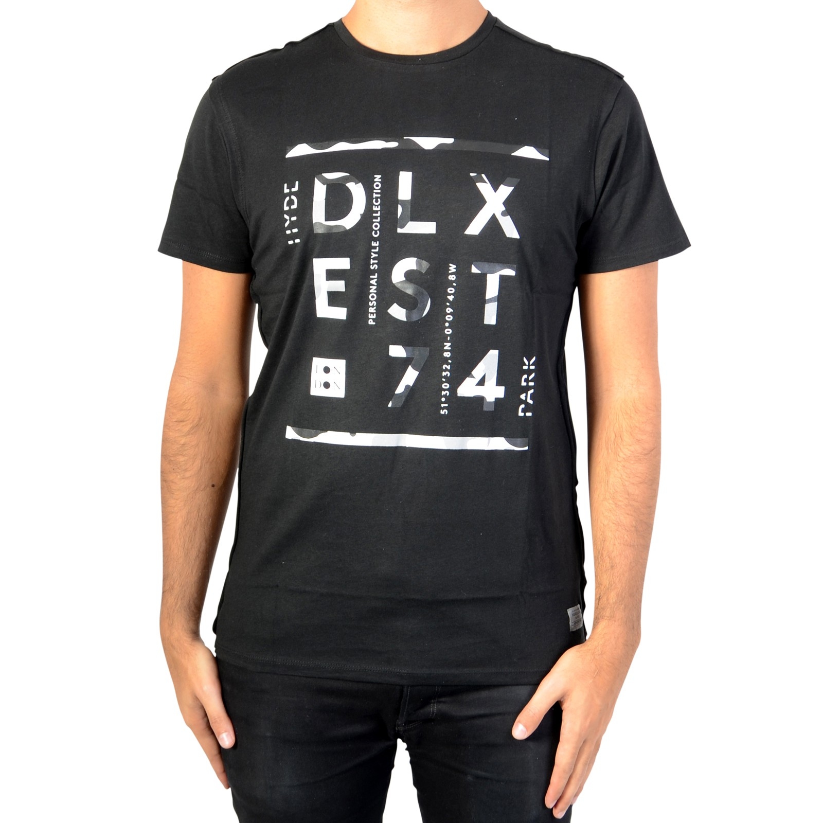 Tee Shirt Deeluxe Estpark W17126BLAA Black