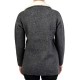 Cardigan Kaporal Fish Dark Grey Melanged