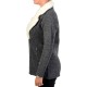 Cardigan Kaporal Fish Dark Grey Melanged
